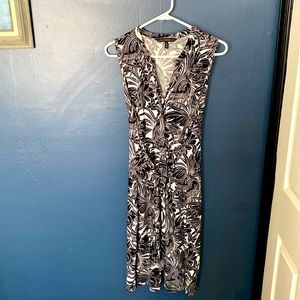 White House Black Market tropical print dress. Worn once!